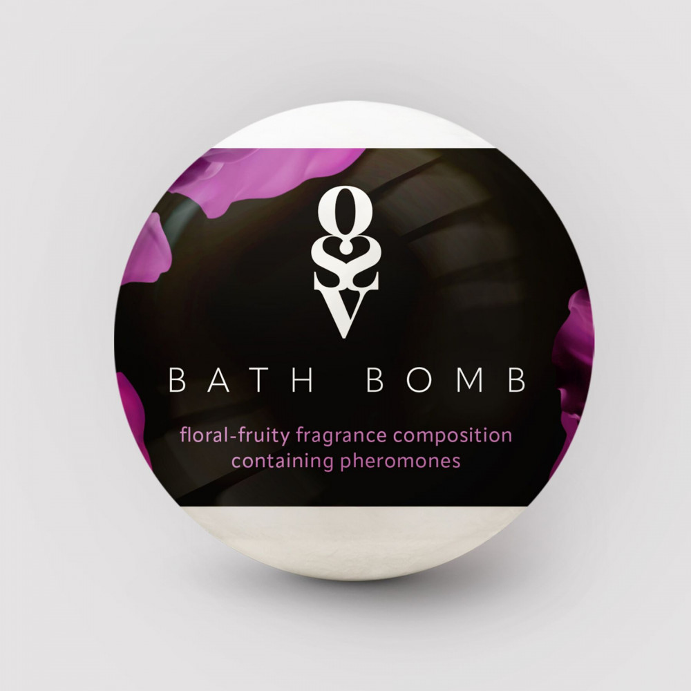 Романтическая атмосфера - Бомбочка для ванны с феромонами Obsessive Bath bomb Floral - Fruity (100 г) 1