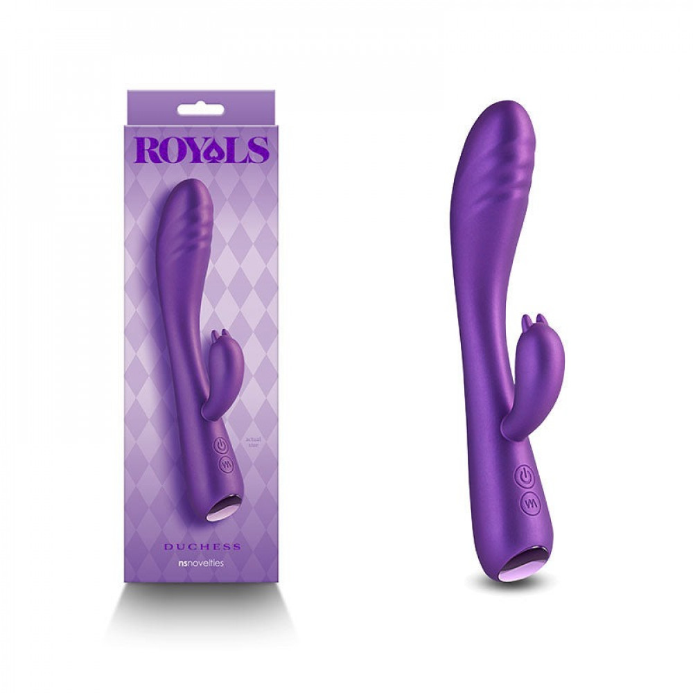 Секс игрушки - Вибратор-кролик NS Novelties Royals Duchess, фиолетовый 2