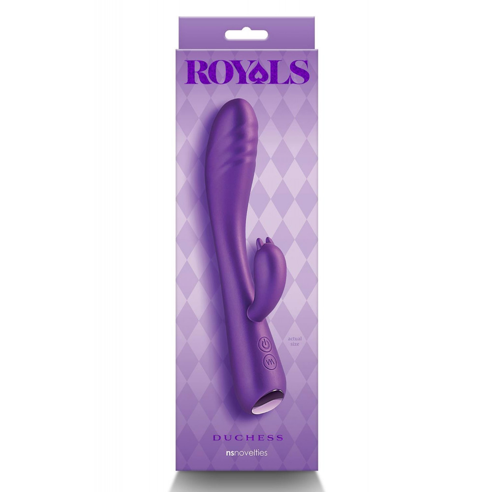 Секс игрушки - Вибратор-кролик NS Novelties Royals Duchess, фиолетовый 3