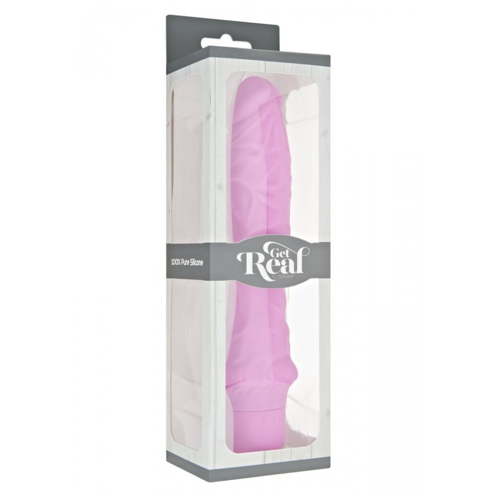 Секс игрушки - Вибратор реалистичный классический Toy Joy Get Real Classic розовый, Large 3