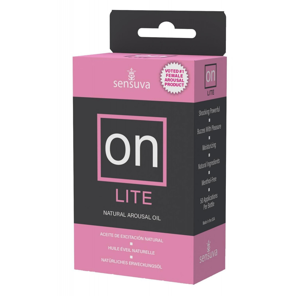 Лубриканты - Жидкий вибратор Sensuva On LITE Arousal Oil, 5 мл 5