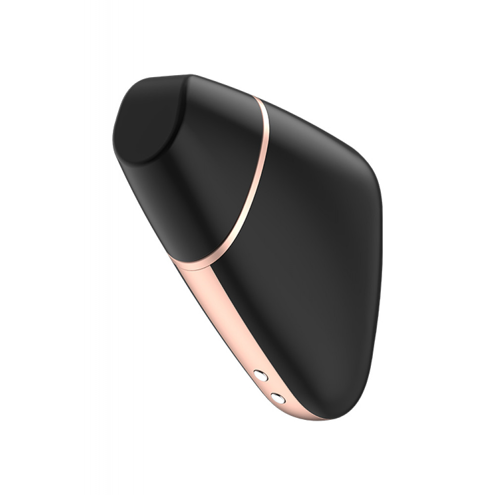 Клиторальный вибратор - Вакуумный стимулятор клитора SATISFYER LOVE TRIANGLE BLACK 1