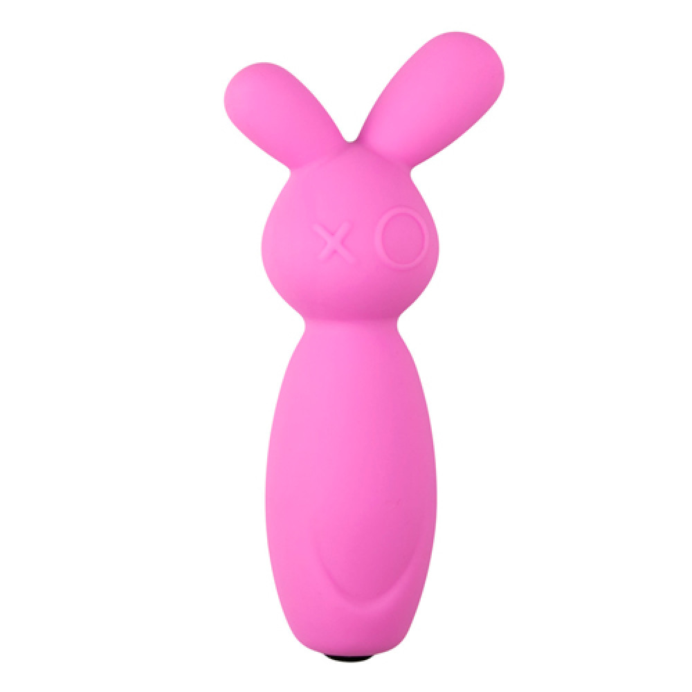 Клиторальный вибратор - ET103PNK Мини-вибратор для клитора Vibrating Mini Bunny, 8 см х 2 см