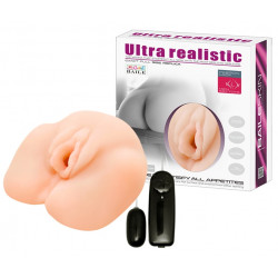 Мастурбатор с вибрацией BAILE - Ultra Realistic Vibration, BM-009035