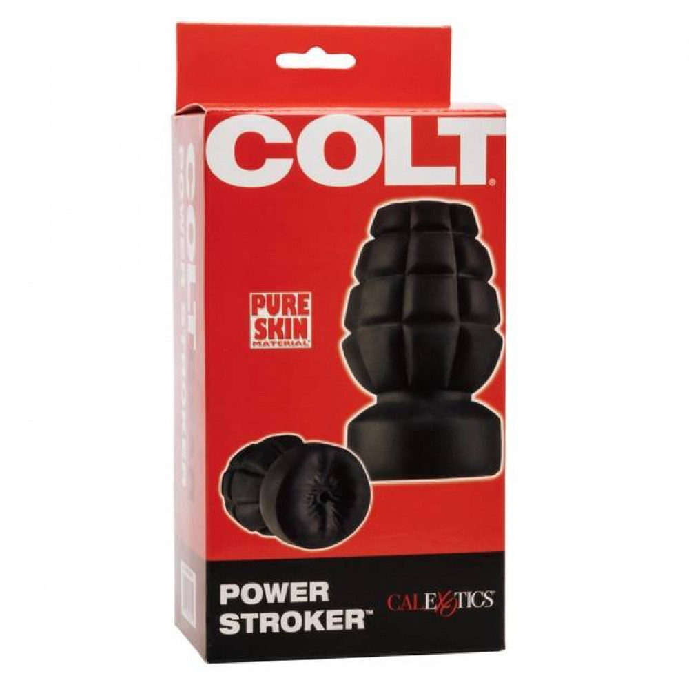 Секс игрушки - Мастурбатор в форме гранаты COLT Power Stroker, черный 4