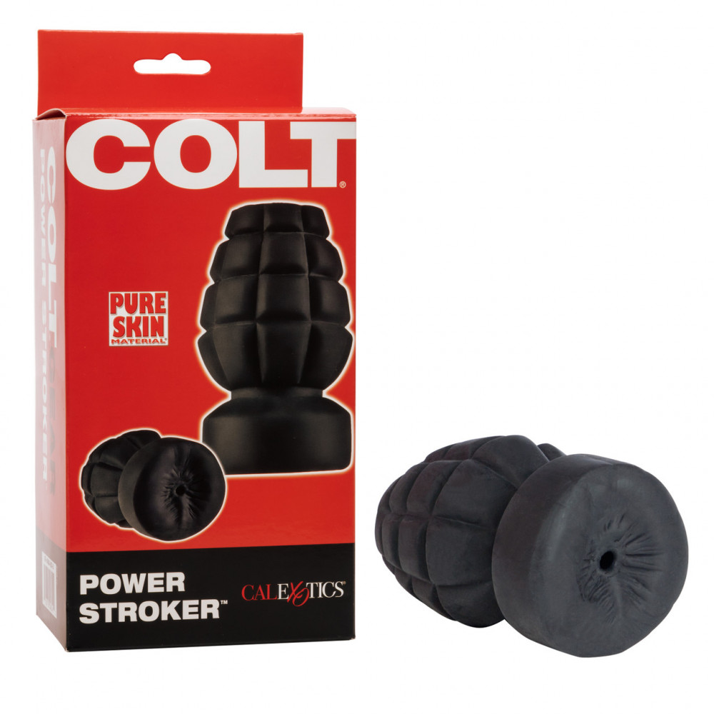 Секс игрушки - Мастурбатор в форме гранаты COLT Power Stroker, черный