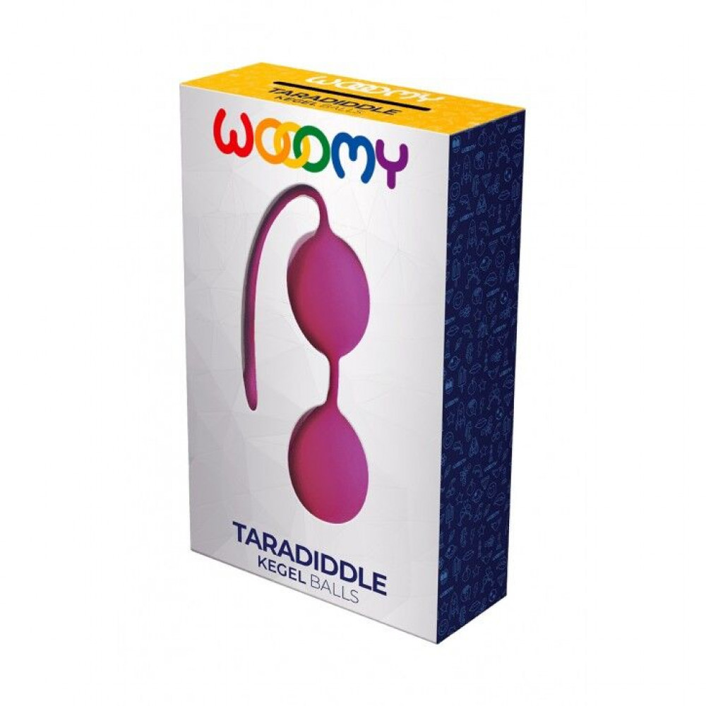 Вагинальные шарики - Вагинальные шарики Wooomy Taradiddle Kegel Ball, диаметр 3,5 см, масса 54 г 1