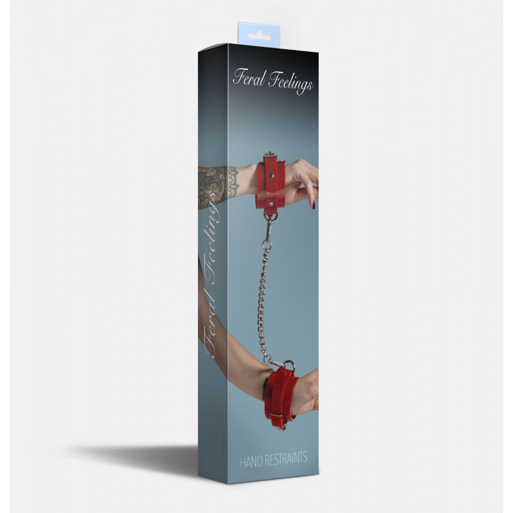 Наручники, веревки, бондажы, поножи - Наручники Feral Feelings - Hand Restraints Red 1