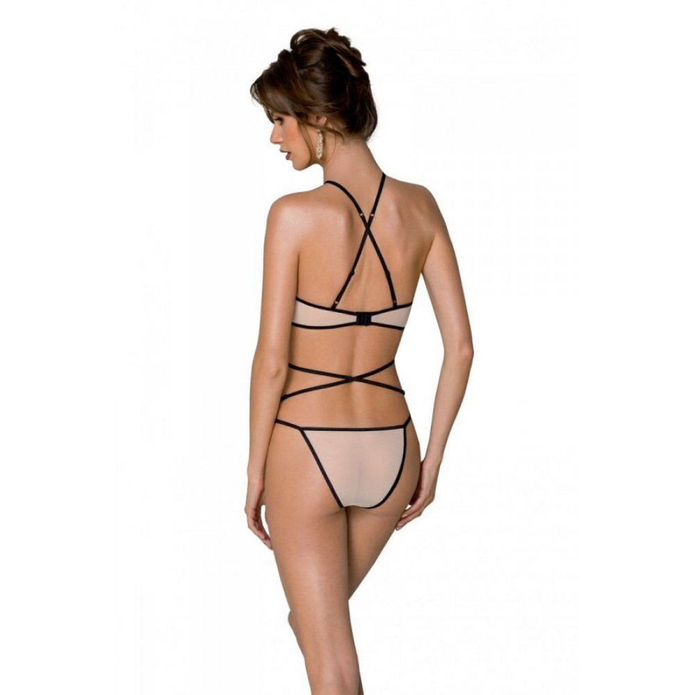 Эротические комплекты - Комплект CHIKA SET cream XXL/XXXL - Passion 1