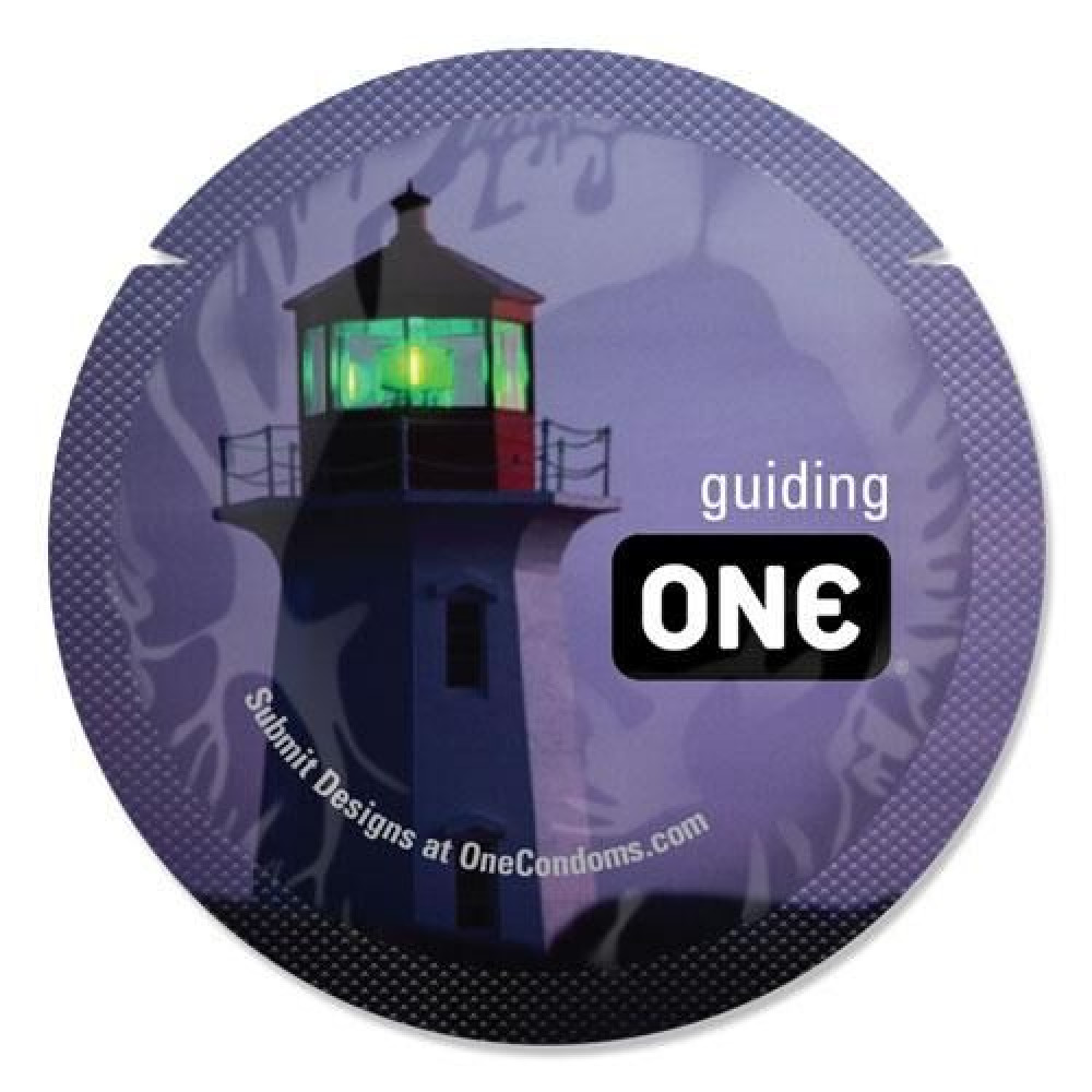 Презервативы - Презерватив ONE Glowing Pleasures 1 шт 7