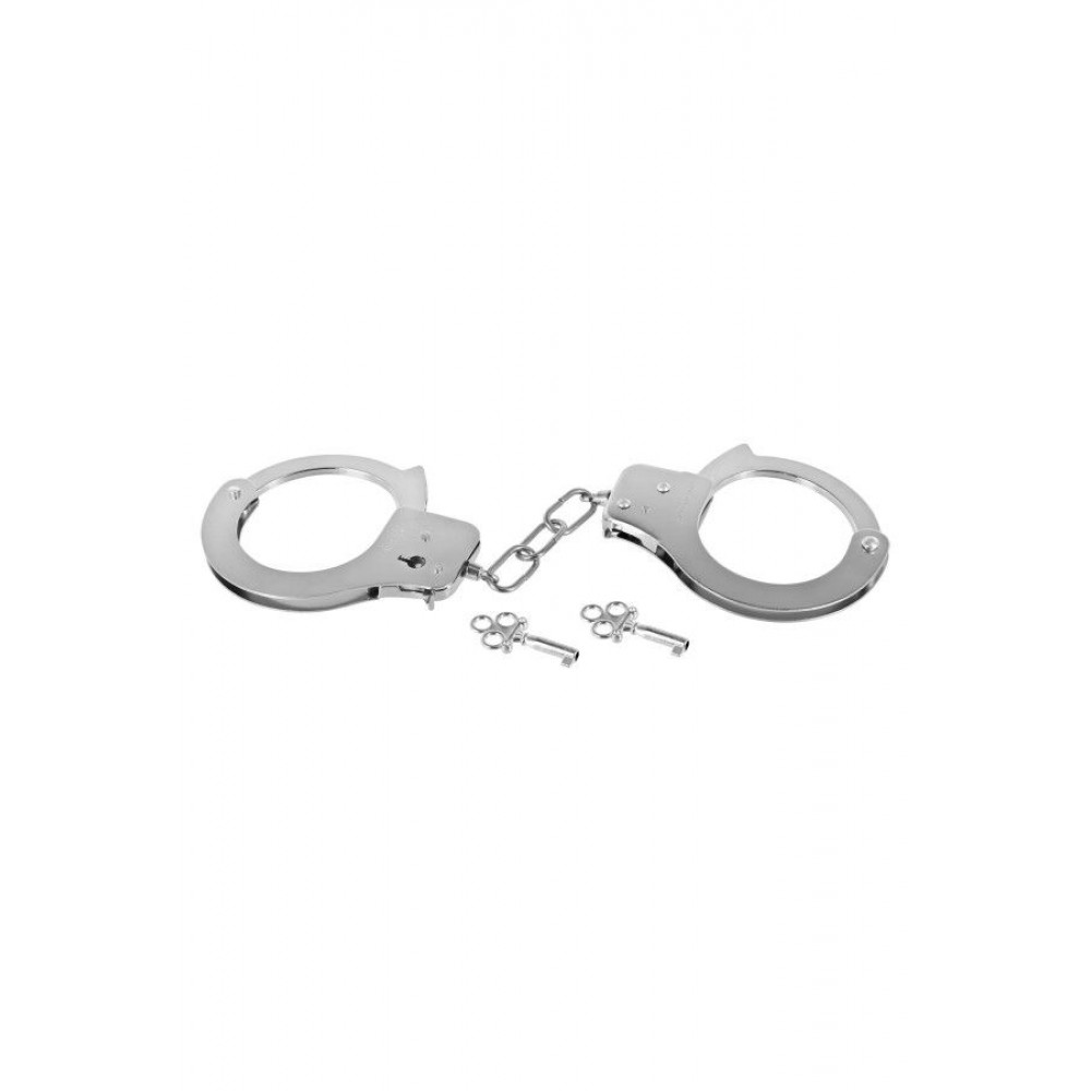 Наручники, веревки, бондажы, поножи - Наручники Fetish Tentation Adjustable metal wrist cuffs 2