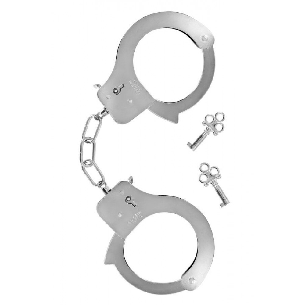 Наручники, веревки, бондажы, поножи - Наручники Fetish Tentation Adjustable metal wrist cuffs