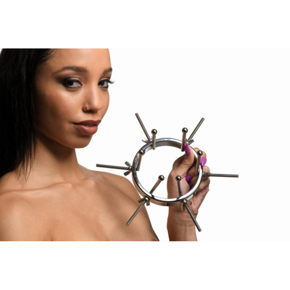   Аксессуары - Анальный расширитель Master Series Oculus Stainless Steel Anal Explorer 9