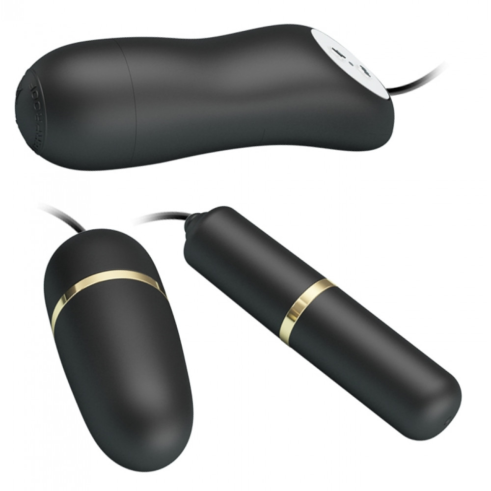 Вибратор - Виброяйцо-электростимулятор Pretty Love Double Vibro-Bullets, BI-014878 7