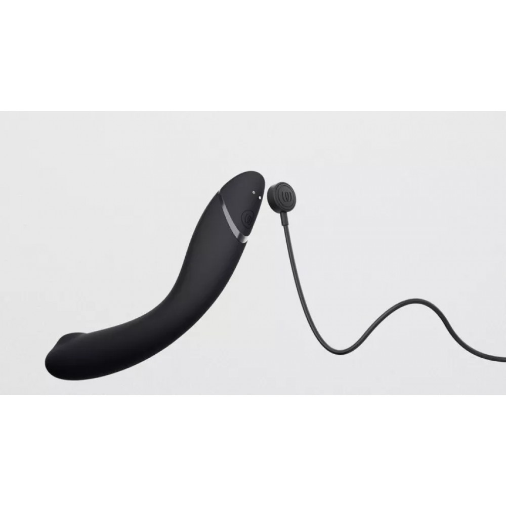 Вибраторы вакуумные - Вибратор для точки G c вакуумной стимуляцией Womanizer OG Slate 1