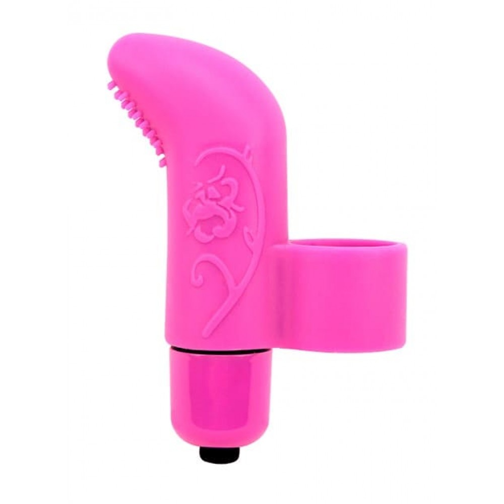 Секс игрушки - Вибратор для клитора на палец Chisa Mis Sweet Finger Vibe с рельефом, розовый 1