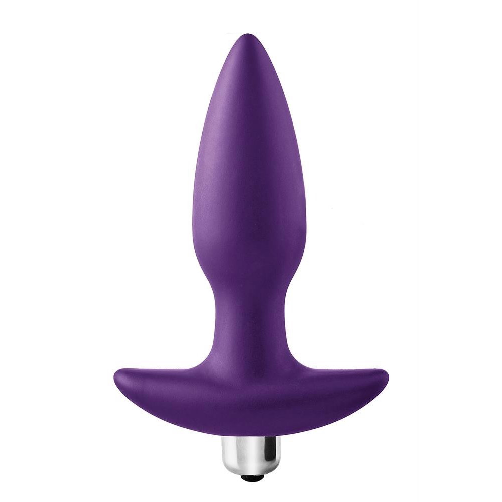 Секс игрушки - Вибрирующая анальная пробка Dream Toys Flirts, фиолетовая