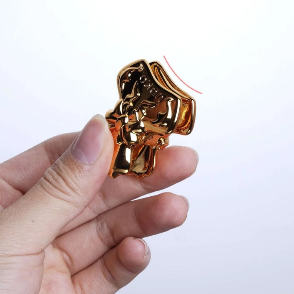 БДСМ игрушки - Зажимы для сосков UPKO Bowknot Nipple Clamps в виде бантиков, золотистые 5