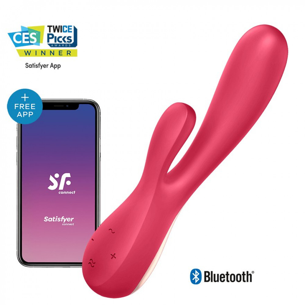 Вибратор - Вибратор-кролик Mono Flex - красный Satisfyer (Германия)