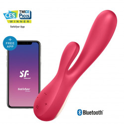Вибратор-кролик Mono Flex - красный Satisfyer (Германия)
