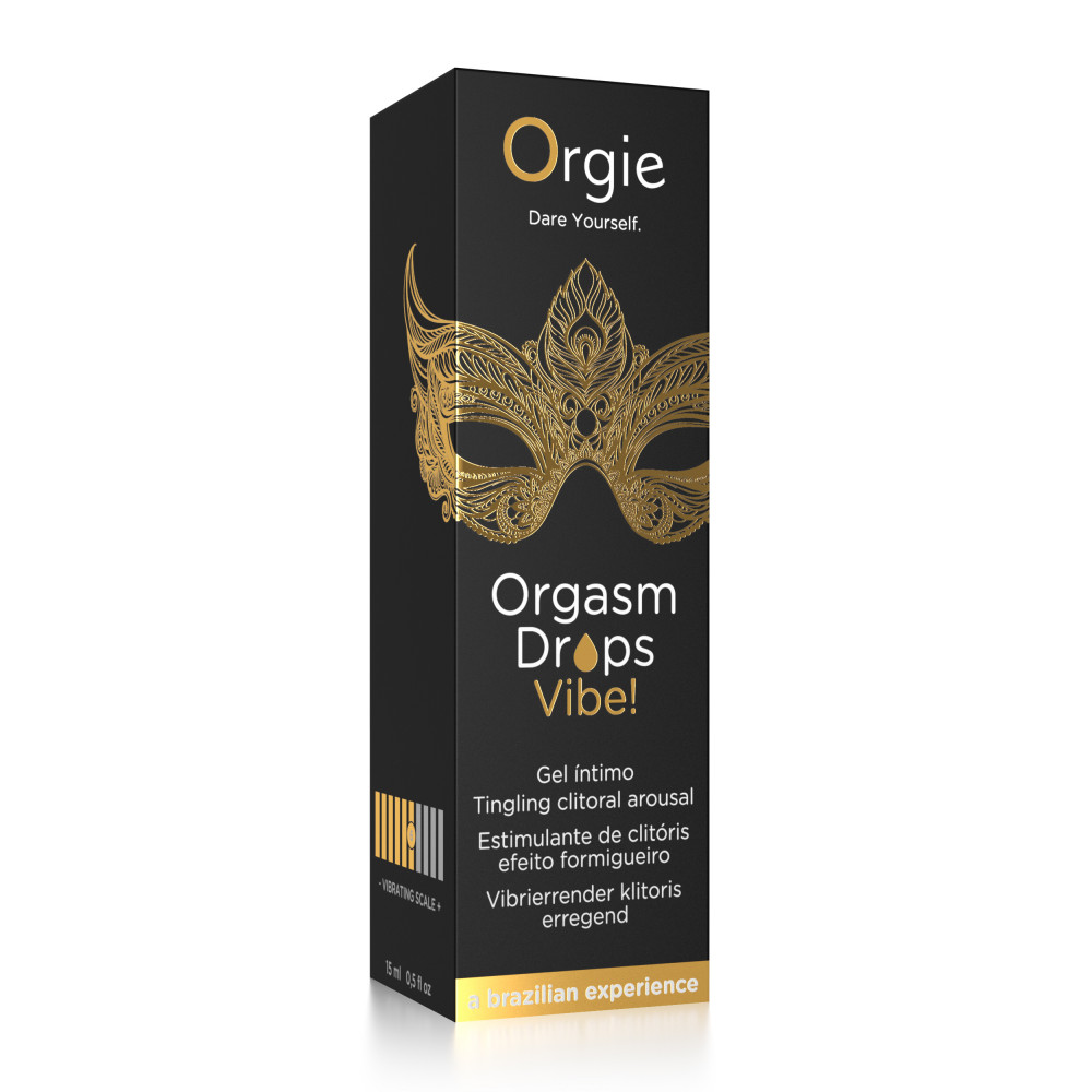  - Клиторальные капли с вибрацией ORGASM DROPS VIBE! - 15 мл Orgie (Бразилия-Португалия) 1