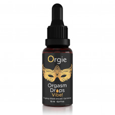 Клиторальные капли с вибрацией ORGASM DROPS VIBE! - 15 мл Orgie (Бразилия-Португалия)