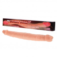 Двойной фаллоимитатор BAILE - Double Dong 14, BI-040018G