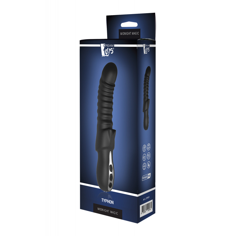Двойной вибратор - Двойной вибратор Dream Toys MIDNIGHT MAGIC TYPHON 3