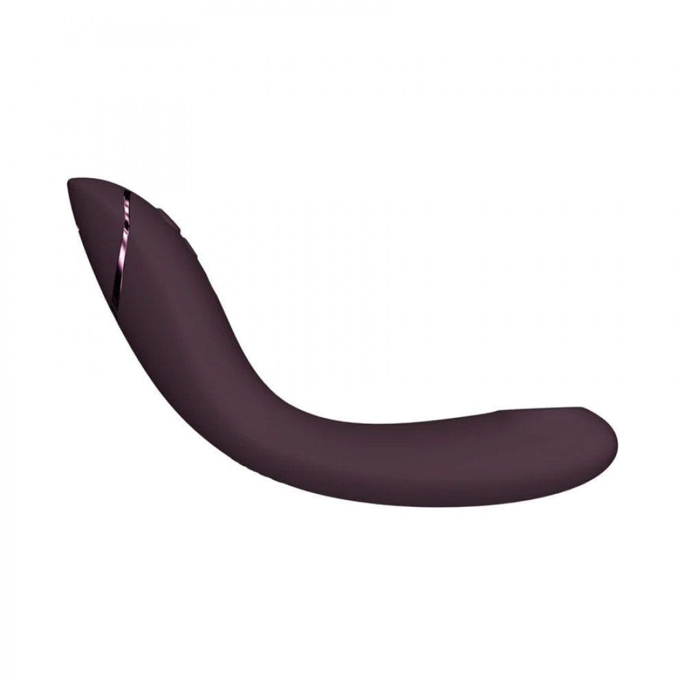 Вибраторы вакуумные - Вибратор для точки G c вакуумной стимуляцией Womanizer OG Aubergine 5