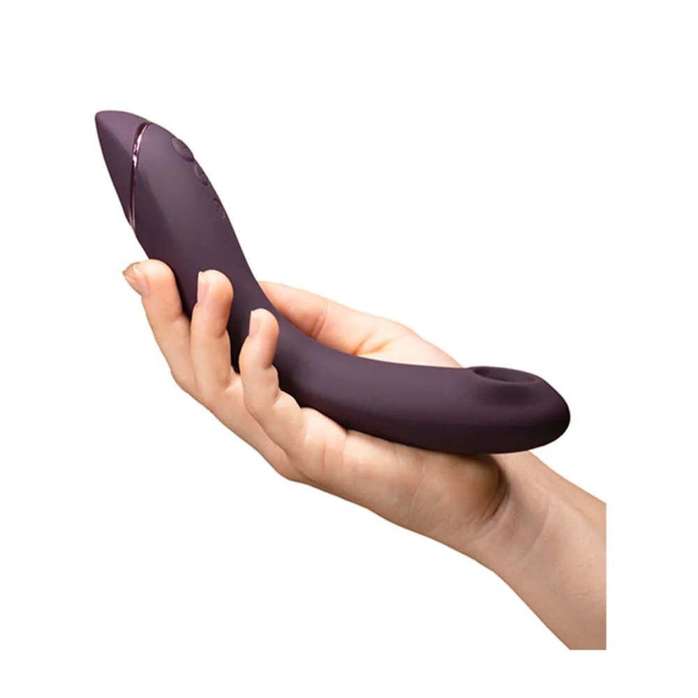 Вибраторы вакуумные - Вибратор для точки G c вакуумной стимуляцией Womanizer OG Aubergine 20