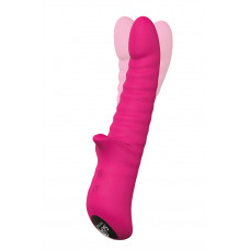 Двойной вибратор Dream Toys VIBES OF LOVE HONEY BEAR MAGENTA
