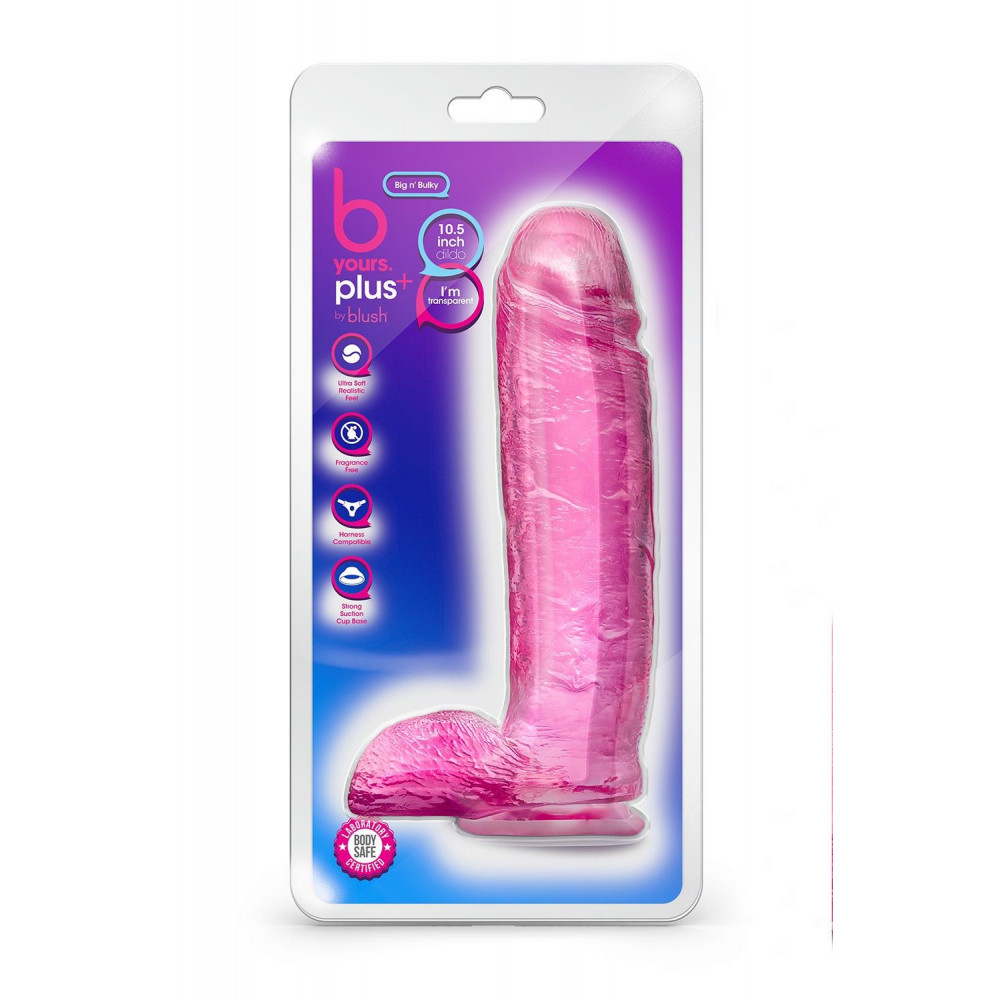 Секс игрушки - Фаллоимитатор гигант гелевый Blush b Yours розовый 4