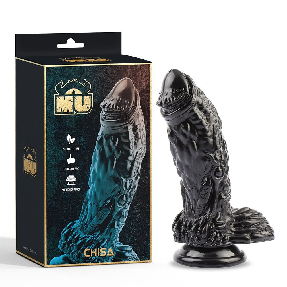 Секс игрушки - Фаллоимитатор мускулистый рельефный Doombringer MU CHISA 17,5 x 5,5 см