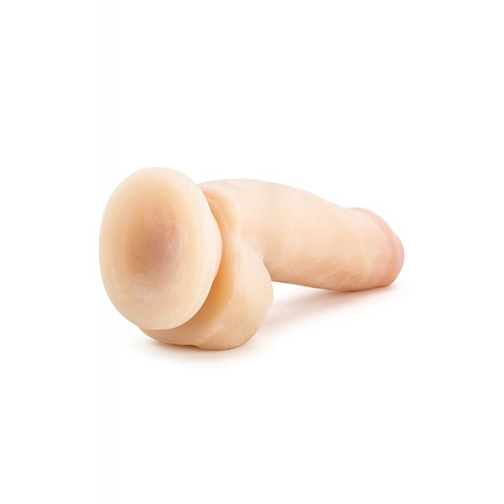Секс игрушки - Фаллоимитатор реалистичный с мошонкой Blush Au Naturel на присоске, телесный 3
