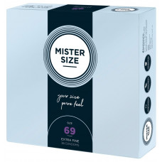 Презервативы ультратонкие латексные Mister Size 69 мм (цена за упаковку 36 шт.)