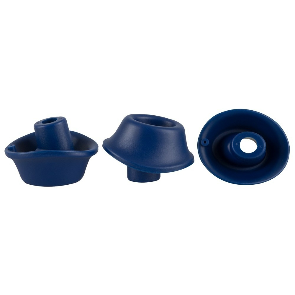 Секс игрушки - Сменные насадки для Premium Heads Blueberry M, синий 3