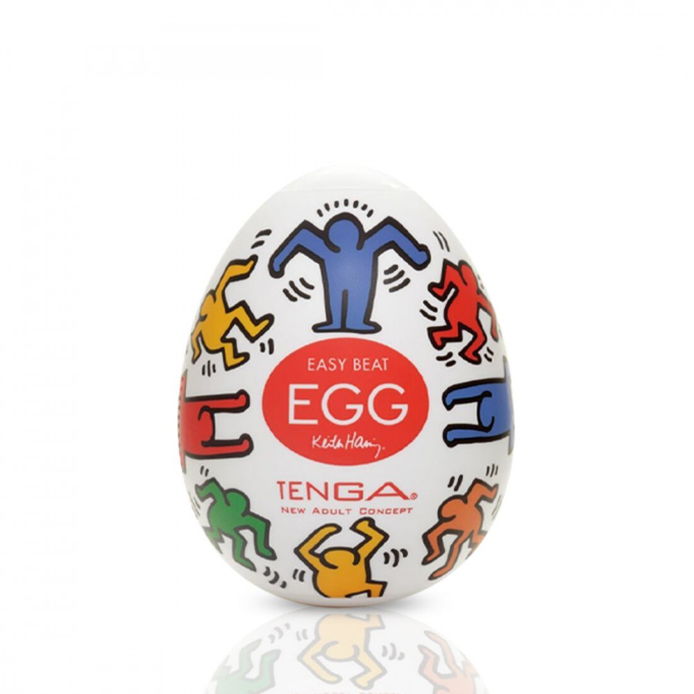 Другие мастурбаторы - Мастурбатор-яйцо Tenga Keith Haring Egg Dance