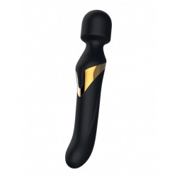 Вибромассажер 2в1 Dorcel Dual Orgasms Gold классический массажер и вибратор с жемчужным массажем