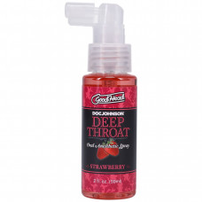 Спрей для минета Doc Johnson GoodHead DeepThroat Spray – Sweet Strawberry 59 мл для глубокого минета
