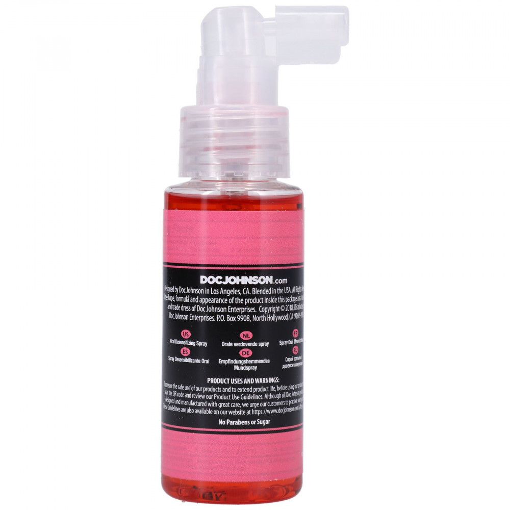 Стимулирующие средства и пролонгаторы - Спрей для минета Doc Johnson GoodHead DeepThroat Spray – Watermelon 59 мл для глубокого минета 2
