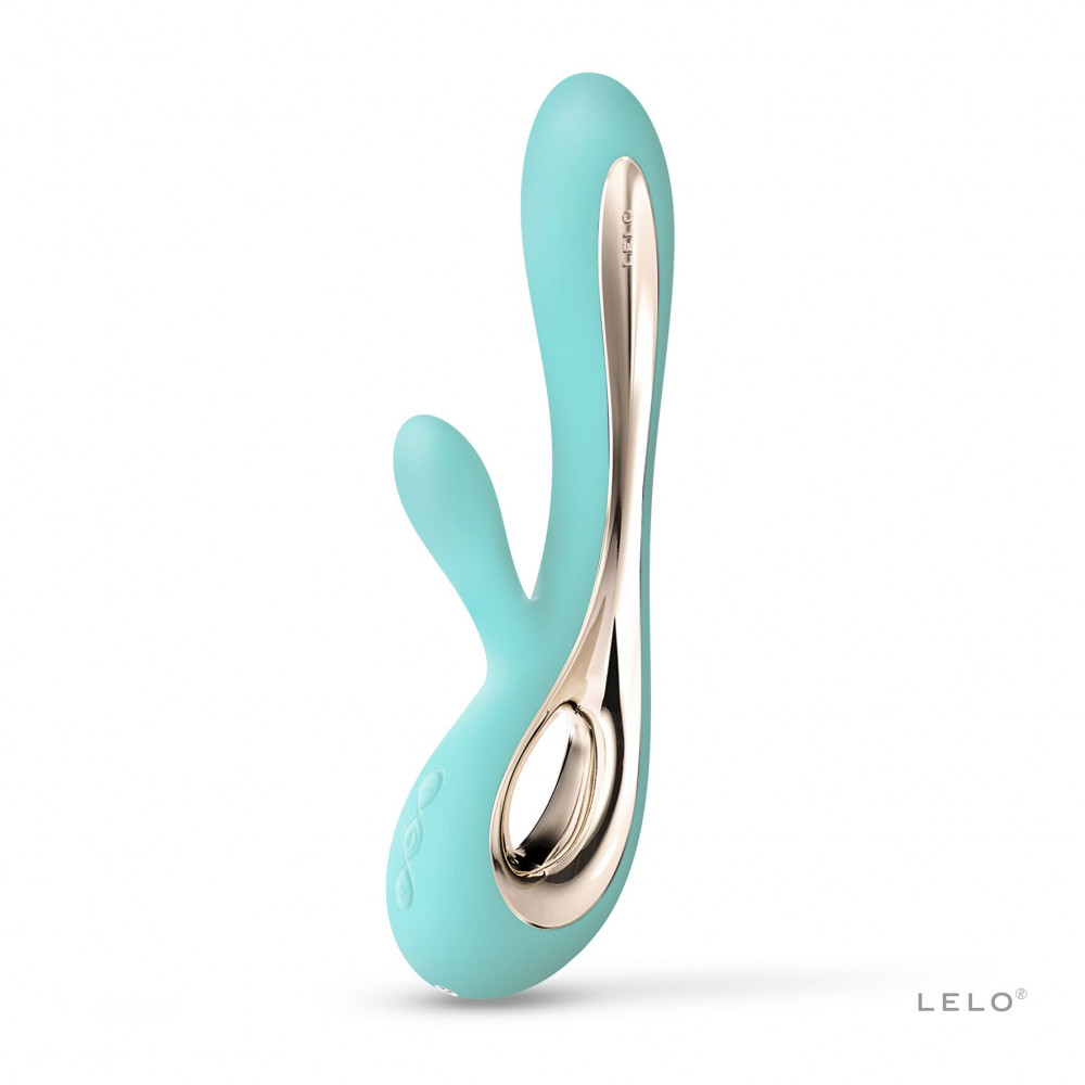 Вибратор-кролик - Вибратор-кролик LELO Soraya 2 Aqua, 12 режимов вибрации, до 4 часов работы