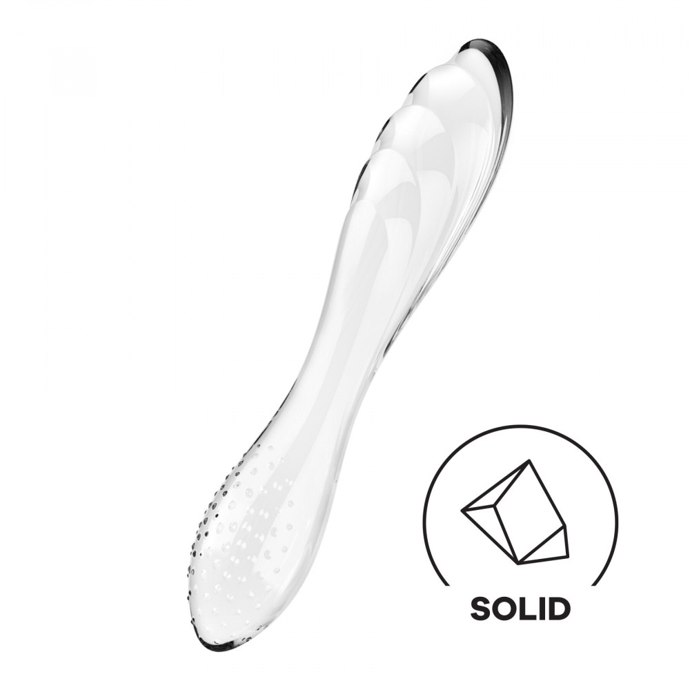 Дилдо - Стеклянный дилдо Satisfyer Dazzling Crystal 1 (Transparent)