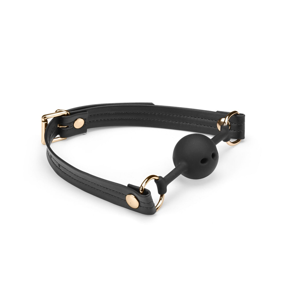 Кляп - Кляп Liebe Seele Black Organosilicon Ball Gag