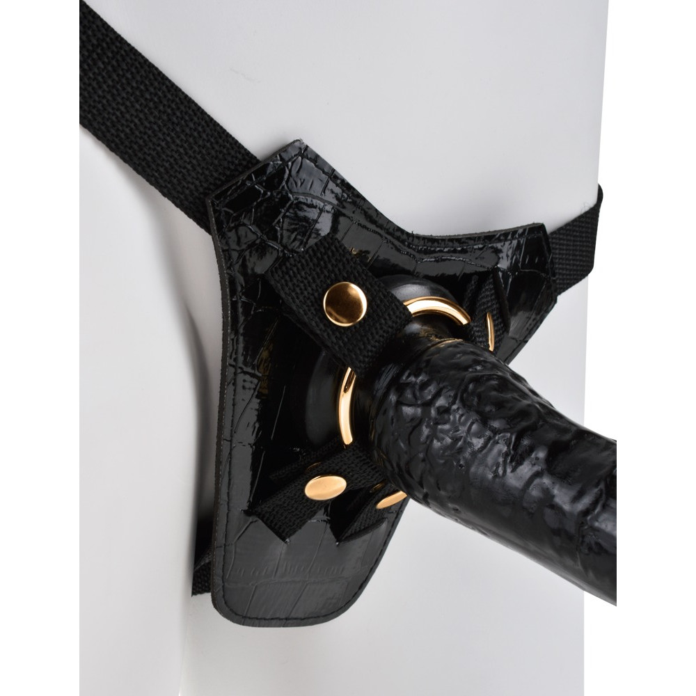 Секс игрушки - Страпон Fetish Fantasy Gold DESIGNER STRAP-ON BLACK 6