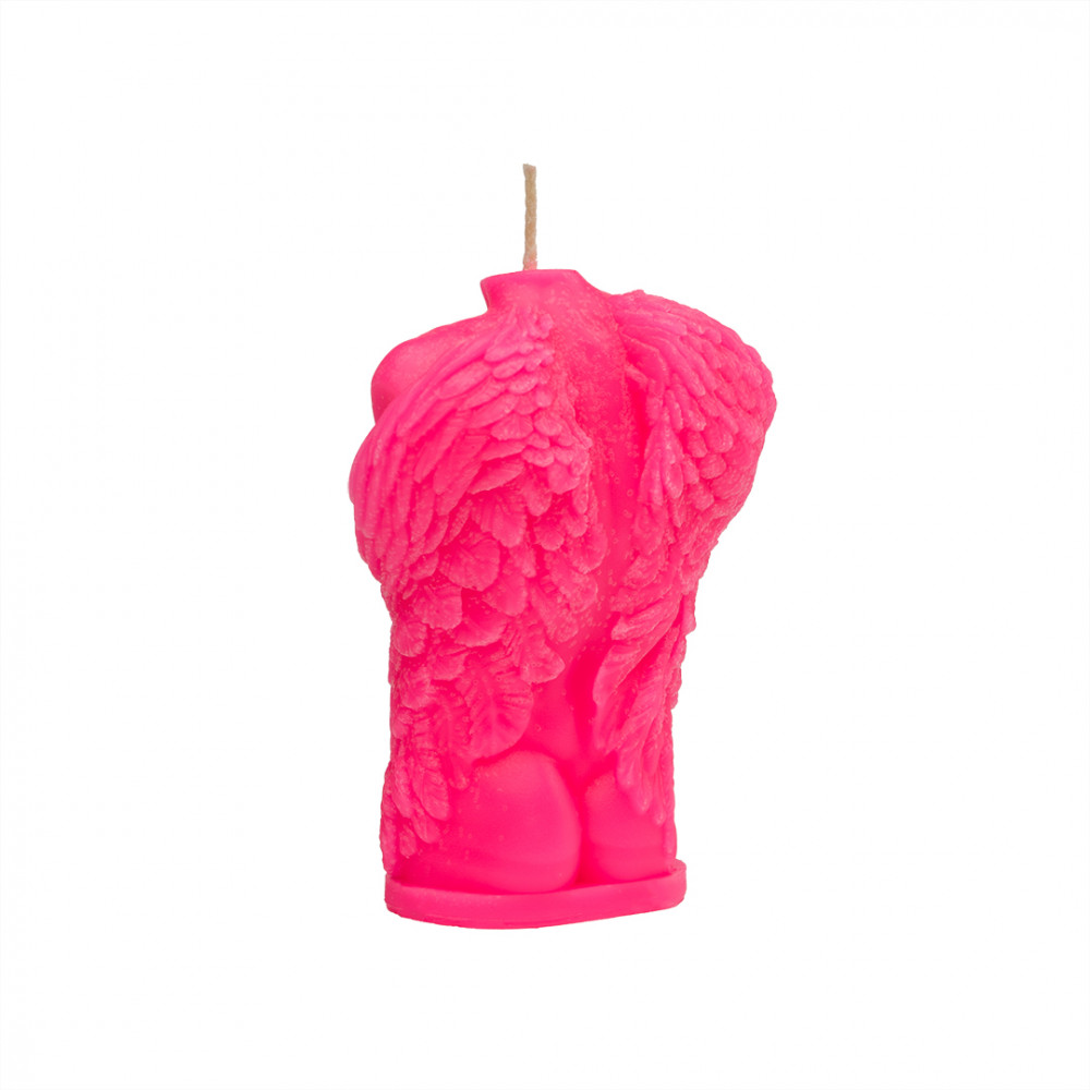Массажные масла и свечи - Свеча LOVE FLAME - Angel Man Pink Fluor, CPS07-PINK 1