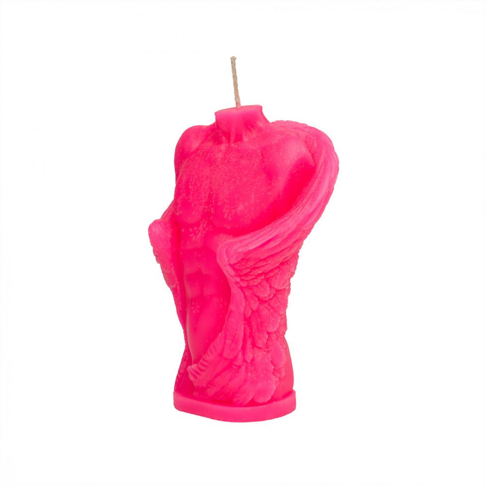 Массажные масла и свечи - Свеча LOVE FLAME - Angel Man Pink Fluor, CPS07-PINK 2