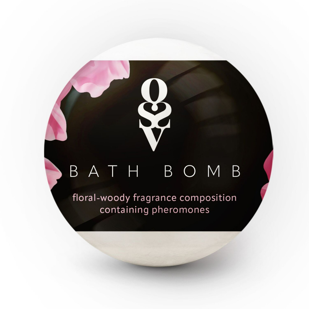 Романтическая атмосфера - Бомбочка для ванны с феромонами Obsessive Bath bomb Floral - Woody (100 г)