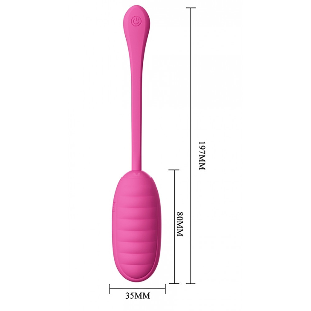Вибратор - Виброяйцо управляемое смартфоном Pretty Love - Kirk Mobile APP remote control, BI-014654HP 8