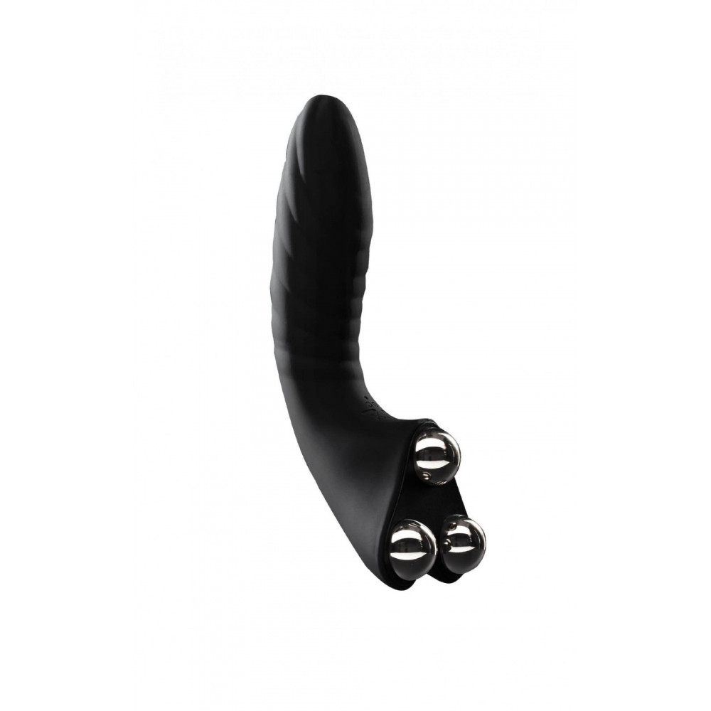 Вибратор - Вибратор для пар StiVi - The Real Threat Partner Vibrator - Black 9