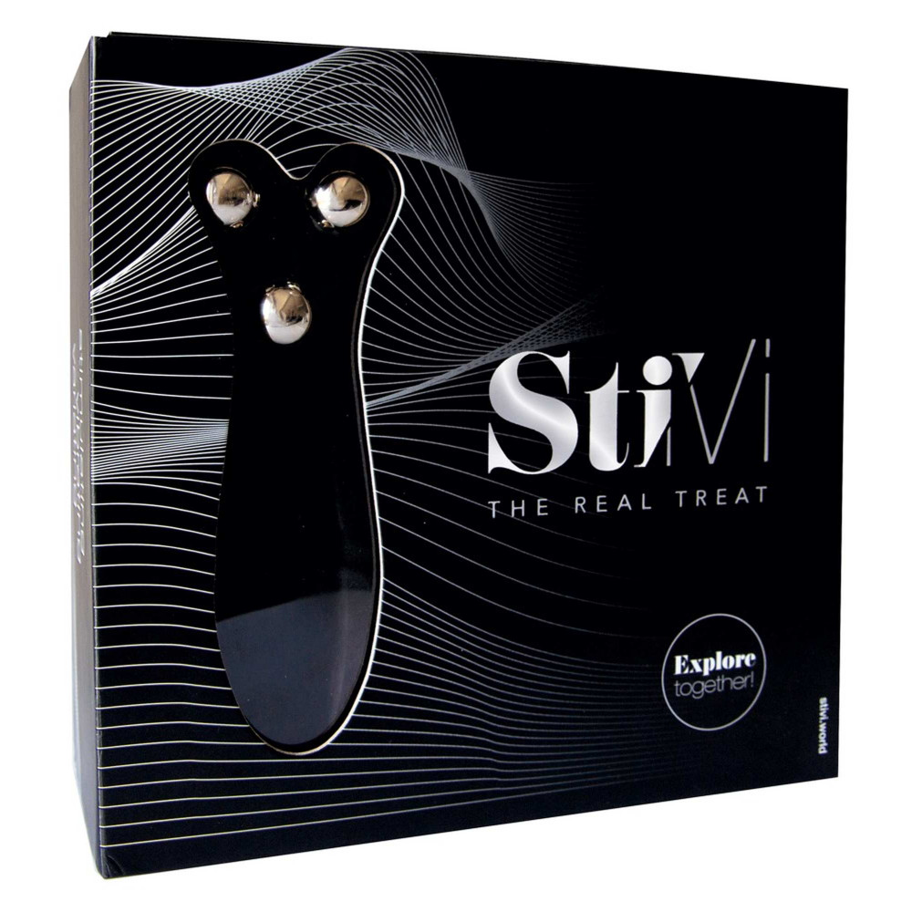Вибратор - Вибратор для пар StiVi - The Real Threat Partner Vibrator - Black 4